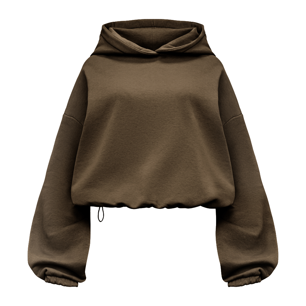 Brown Cloud Boxy Hood