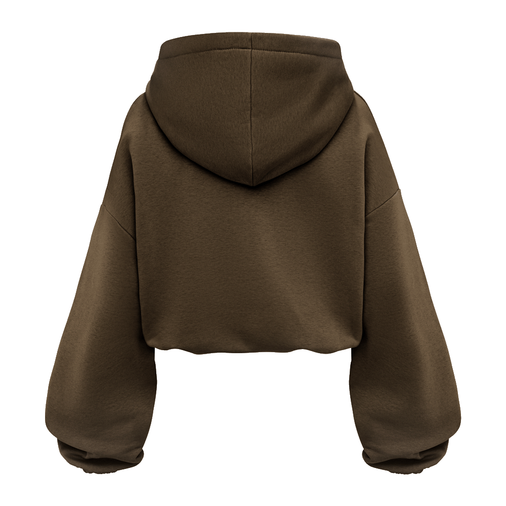 Brown Cloud Boxy Hood