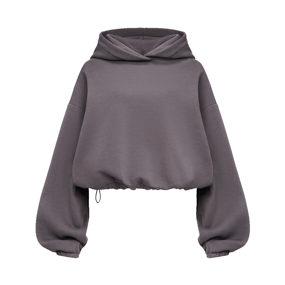 Grey Cloud Boxy Hood
