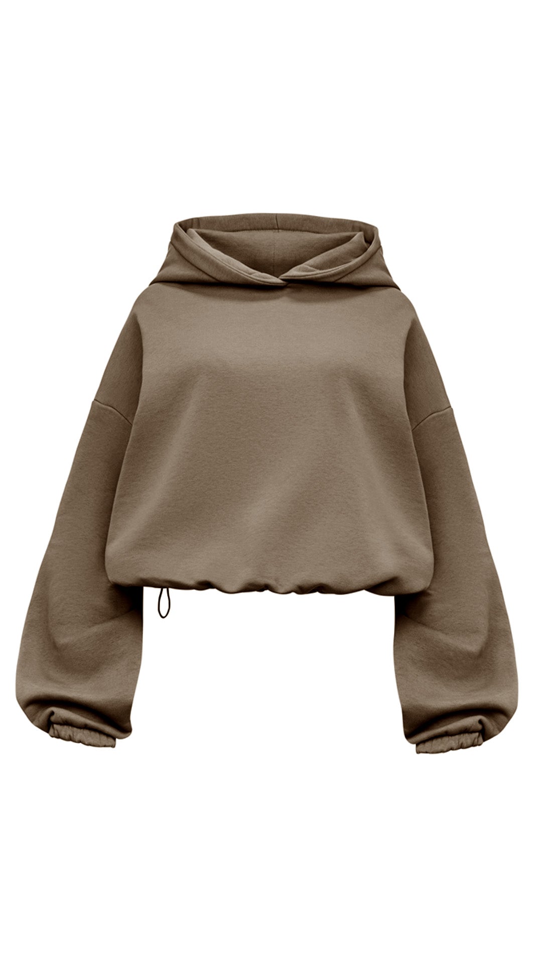 Brown Cloud Boxy Hood